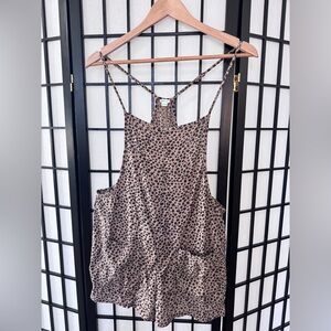 Aerie Leopard Print Jumpsuit
